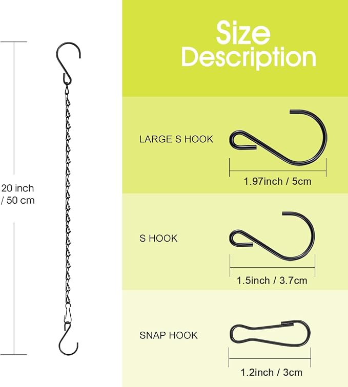 RIFNY 20 Inch Chain for Hanging Plants - Image 6