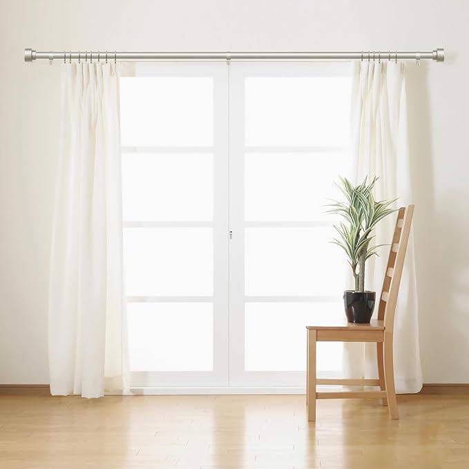 Curtain Rods for Windows 32 to 240, 1 Inch Adjustable Heavy Duty Long Window - Image 3