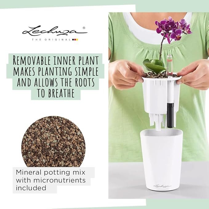 Lechuza 14903 Deltini Self-Watering Planter - Image 3