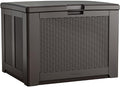 Rubbermaid Medium Resin Outdoor Storage Deck Box Weather Resistant Brown Deck by Rubbermaid