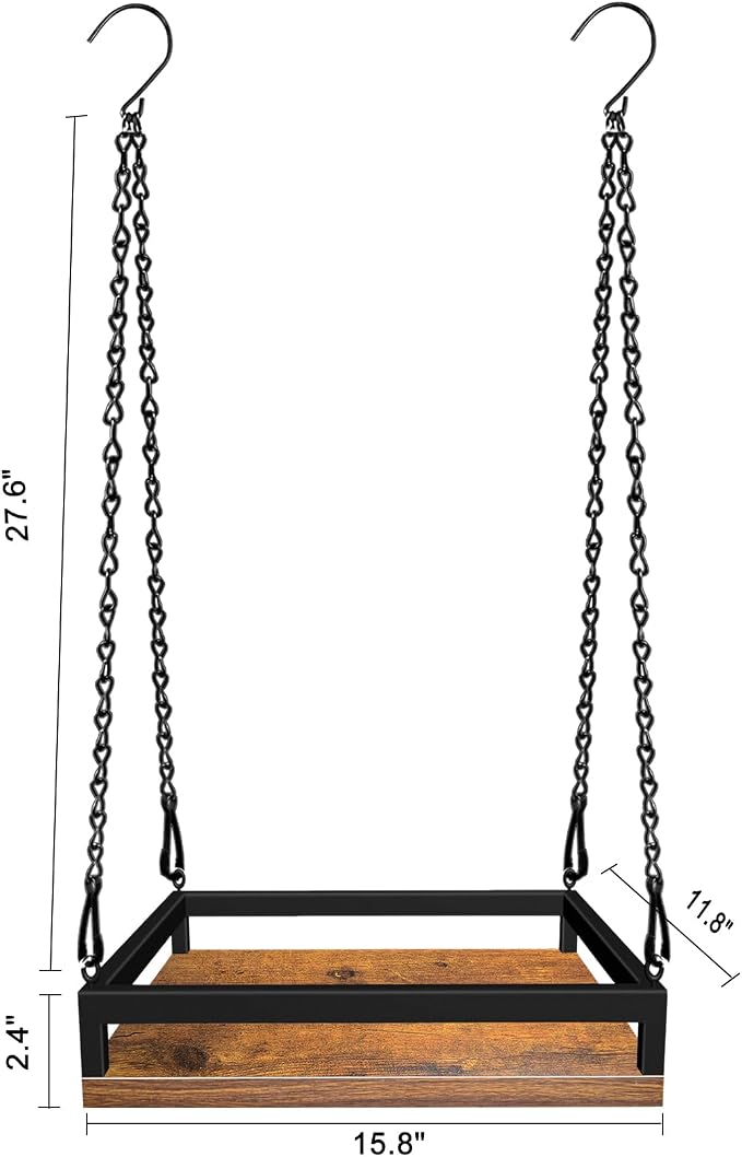 Plant Hanger Indoor, 2 Pack 16" Wooden Hanging Plant Holder - Image 5
