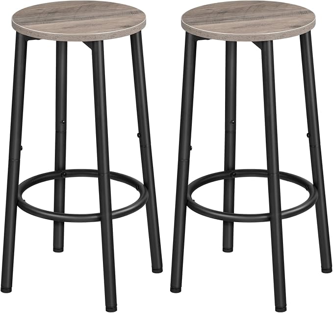 HOOBRO Bar Stools, Kitchen Round Height Stools by HOOBRO