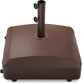 Best Choice Products 123lb Capacity Fillable Mobile Umbrella Base Heavy Duty by BestChoiceProducts