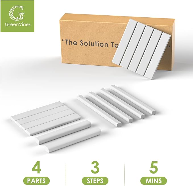 GREENVINES Adirondack-Outdoor-Side-Table | Set of 4 | 14 x 13 Inches | HDPE - Image 8
