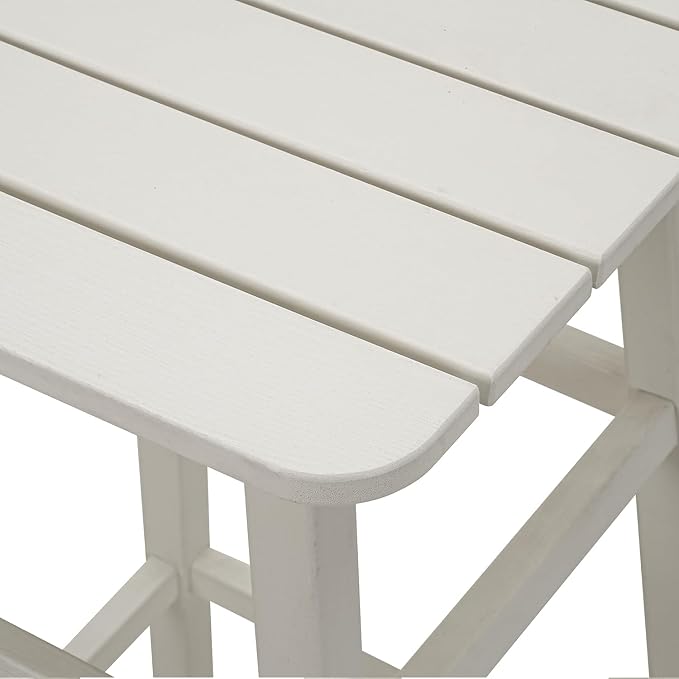 Bar Height Chairs Set of 2, HDPE Bar Height Outdoor Chairs, Weather Resistance - Image 6