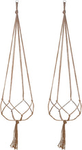 EBOOT 2 Pack 48 Inch Large Macrame Plant Hanger Rope to Hang Flower Pot Plant by eBoot