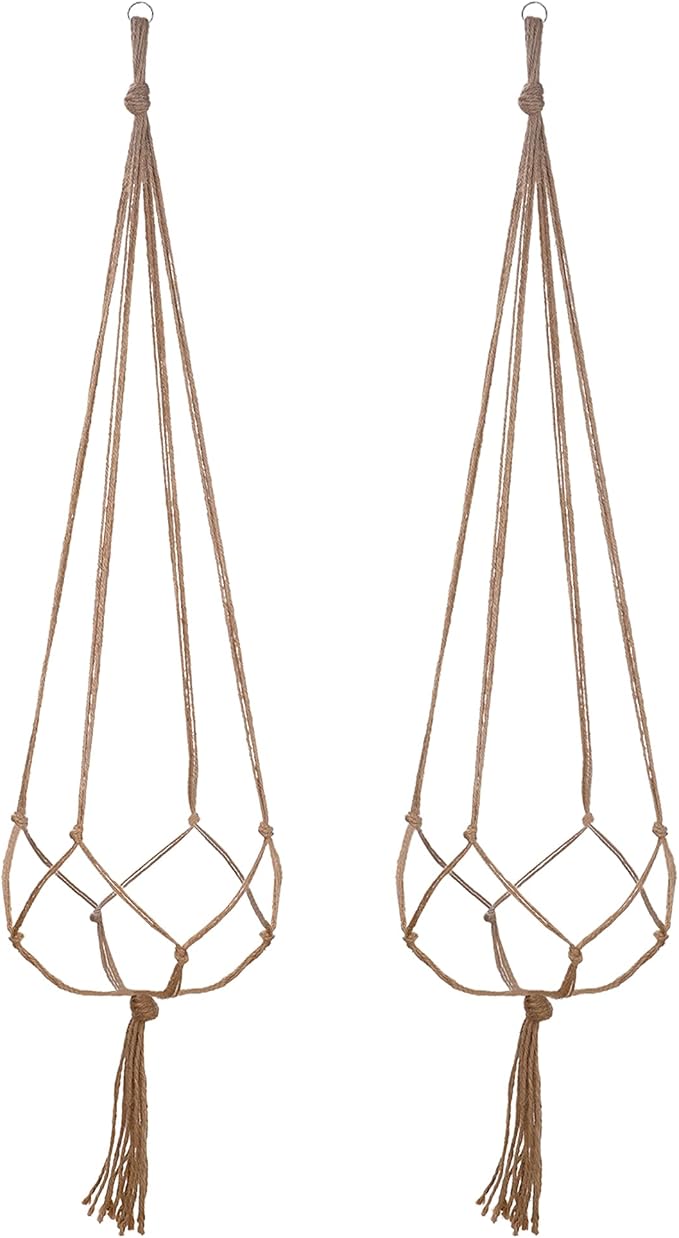 EBOOT 2 Pack 48 Inch Large Macrame Plant Hanger Rope to Hang Flower Pot Plant by eBoot