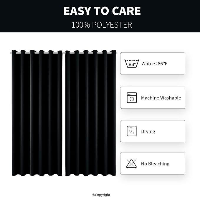 Outdoor Indoor Curtains W84 x L108 - Image 6