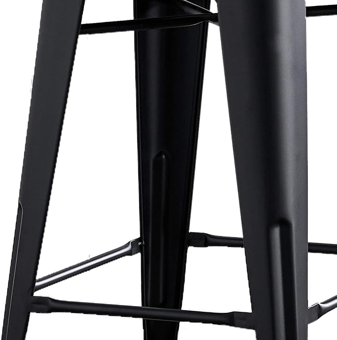 AC Pacific 24” Metal Barstool Set of 2 – Country Rustic Style - Image 7