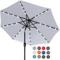 ABCCANOPY Durable Solar Led Patio Umbrellas by ABCCANOPY