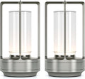 Portable Metal Table Lamp for Indoor/Outdoor, Rechargeable Cordless LED Lamp by HAPYGILightings