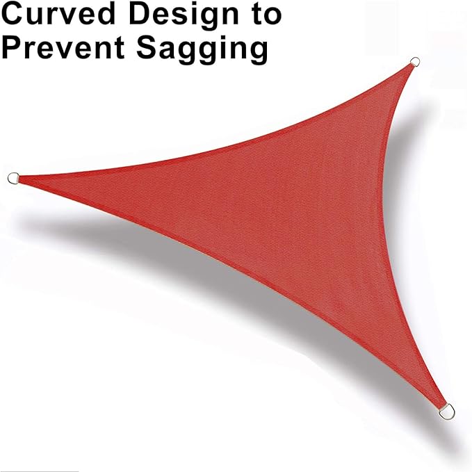 LOVE STORY Custom Size 15'x15'x15' Terra Red Sun Shade Sail Triangle Sunhsade - Image 6