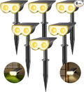 Consciot Solar Spot Lights Outdoor, 16 LEDs IP67 Waterproof, Auto On/Off Solar by Consciot