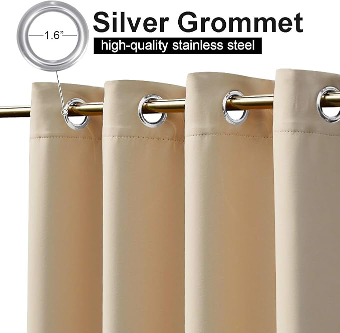 NICETOWN 2 Panels Outdoor Curtains - Image 3