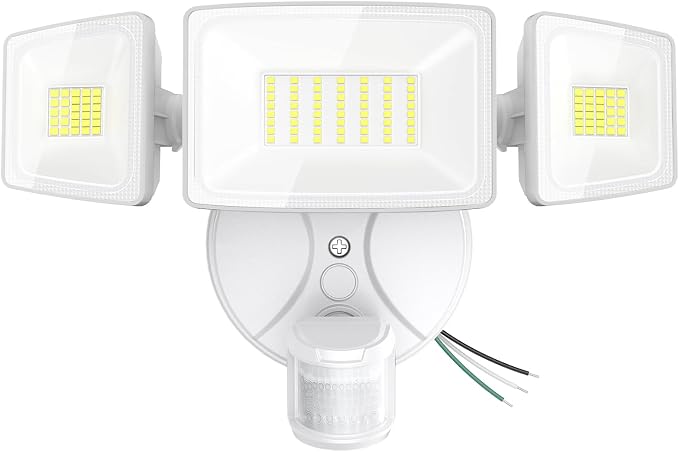 Onforu 75W LED Flood Light Motion Sensor Outdoor, 7000lm Dusk to Dawn Flood by Onforu