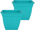 The HC Companies 12 Inch Eclipse Square Planter Pots by TheHCCompanies
