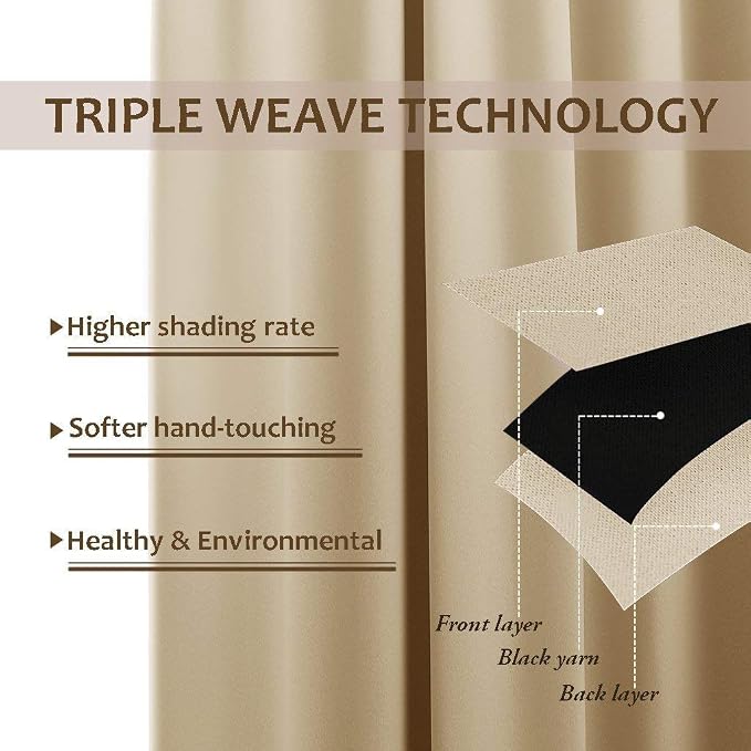 NICETOWN Weighted Outdoor Curtains - Image 6