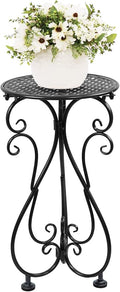 Metal Plant Stand, Heavy Duty Flower Pot Stand 17" Tall, Single Planter Holder by BuyNow