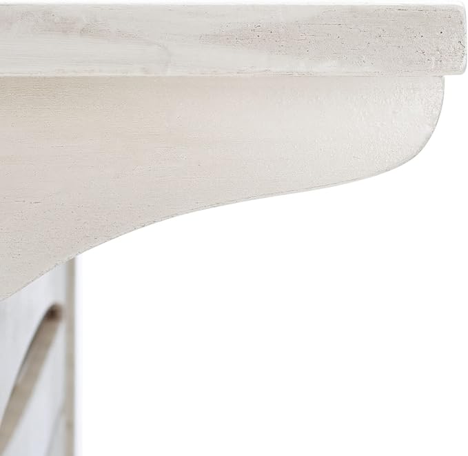 SAFAVIEH Outdoor Collection Monterey White Wash 3-Shelf Patio Bar Table - Image 13