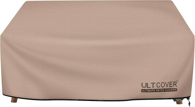 ULTCOVER Waterproof Outdoor Deep Seat Sofa Bench Cover 62W x 40D x 35H inch by ULTCOVER