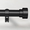 Time Forest Curtain Rods for Windows 32 to 240, 1 Inch Adjustable Black Heavy by TimeForest