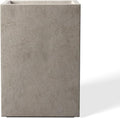 Kante 18.5" H Tall Rectangular Concrete Planters, Outdoor Indoor Lightweight by Kante