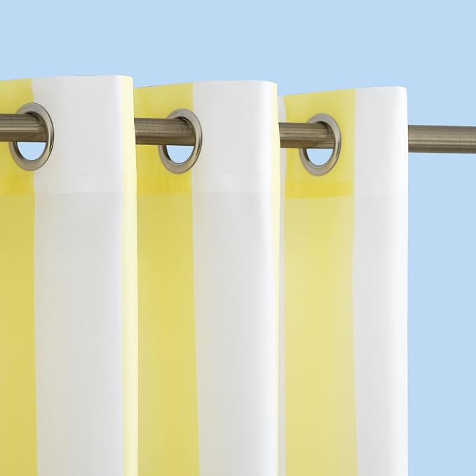 Sun Zero Valencia Cabana Stripe Indoor/Outdoor UV Protectant Energy Efficient by SunZero%E2%84%A2