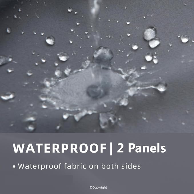 Waterproof Outdoor Curtain W52 x L84 - Image 2