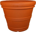 Tusco Products RR245TC Rolled Rim Garden Pot, Terra Cotta Color. by TuscoProducts
