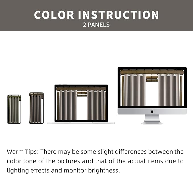 DIVA EN CAMINO DEC Water Resistant Outdoor Patio Curtain Darkening Thermal - Image 5