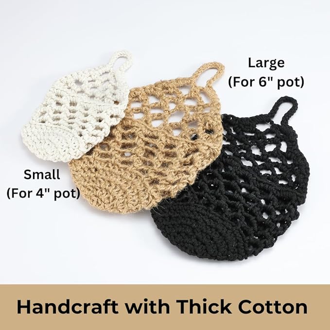 3 Packs Hanging Planters for Indoor Plants up to 4 in., Wall Plant Holder | - Image 4