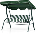 Tangkula 3 Person Porch Swing, Patio Swing by TANGKULA