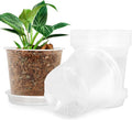 4 Inch Clear Nursery Pots for Plants by FUIJOL