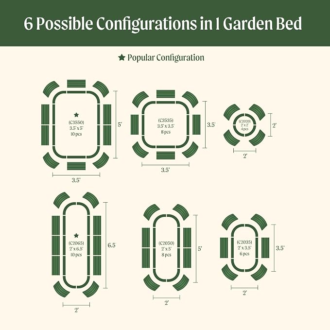 Vego garden Aluzinc Raised Garden Bed Kits, Terra Cotta - Image 3