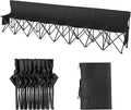 VEVOR Portable Folding Bench, 8 Seats Foldable Sideline Bench, Outdoor Camping by VEVOR