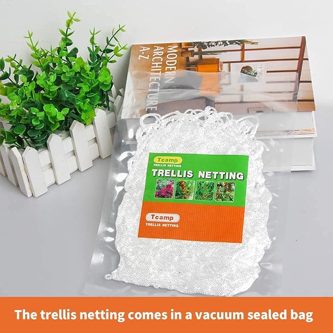 Tcamp Heavy-Duty Polyester Plant Trellis Netting 5 x 30ft - Image 5
