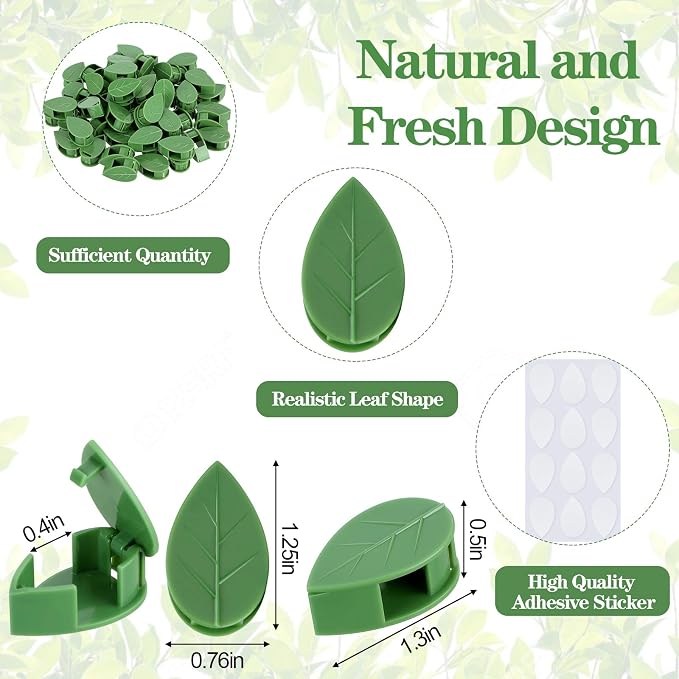 Geiserailie 60 Pieces Plant Climbing Wall Fixture Clips - Image 2