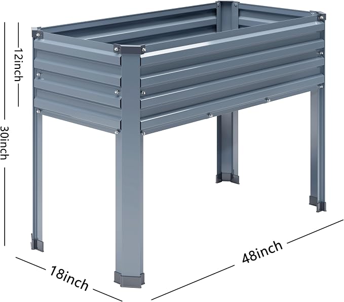 2PCS Galvanized Raised Garden Bed - Image 4