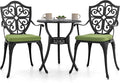 NUU GARDEN Outdoor 3 Piece Bistro Set by NUUGARDENCORPORATION