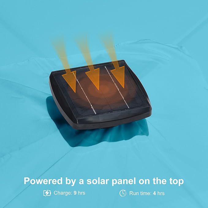 PURPLE LEAF 10 Feet Patio Umbrella - Image 6