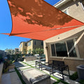 SUNLAX Sun Shade Sail 16' x 21' x 26.4' Terra Red Rectangle Canopy Sail Shade by SUNLAX