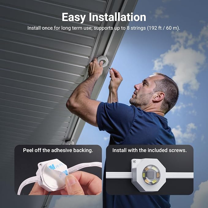 NEEWER 96ft Permanent Outdoor Lights - Image 8