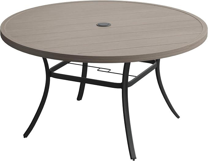 VICLLAX 50" Outdoor Round Patio Table by HOME