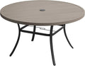VICLLAX 60" Outdoor Round Patio Table by HOME