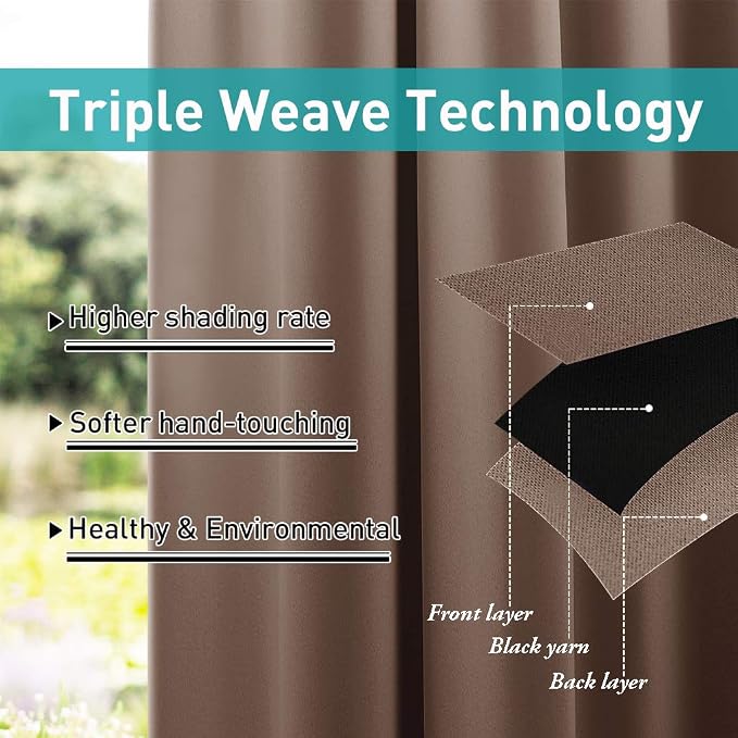 NICETOWN Porch Curtain Outdoor Waterproof - Image 6