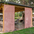 SpaceDresser Waterproof Outdoor Sheer Curtains by SpaceDresser