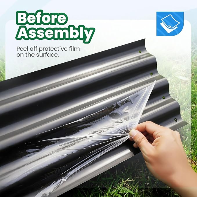 Quictent Galvanized Raised Garden Bed 6x3x2 Ft Metal Planter Box Bottomless - Image 9