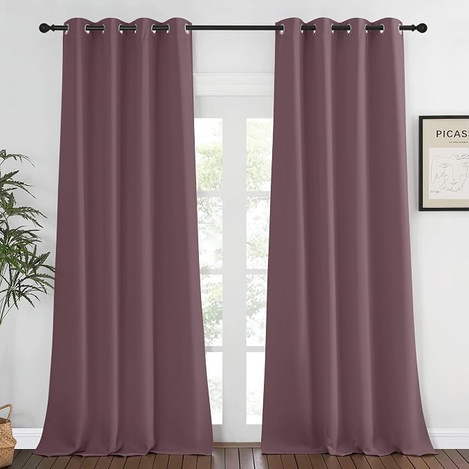 NICETOWN Blackout Curtains 120 inch Length by NICETOWN