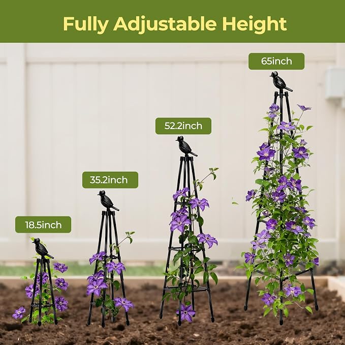 Garden Trellis for Climbing Plants Outdoors, Vegetables - Image 3