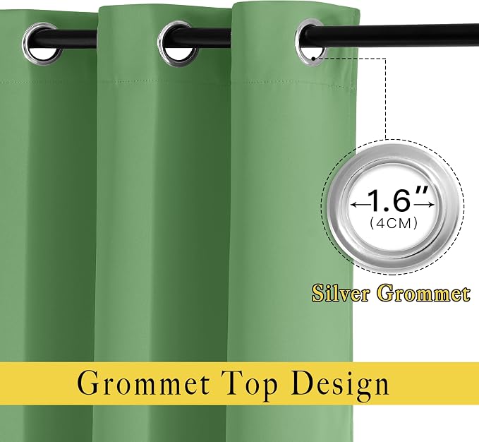 NICETOWN Kitchen Short Blackout Curtain and Drape - Image 5